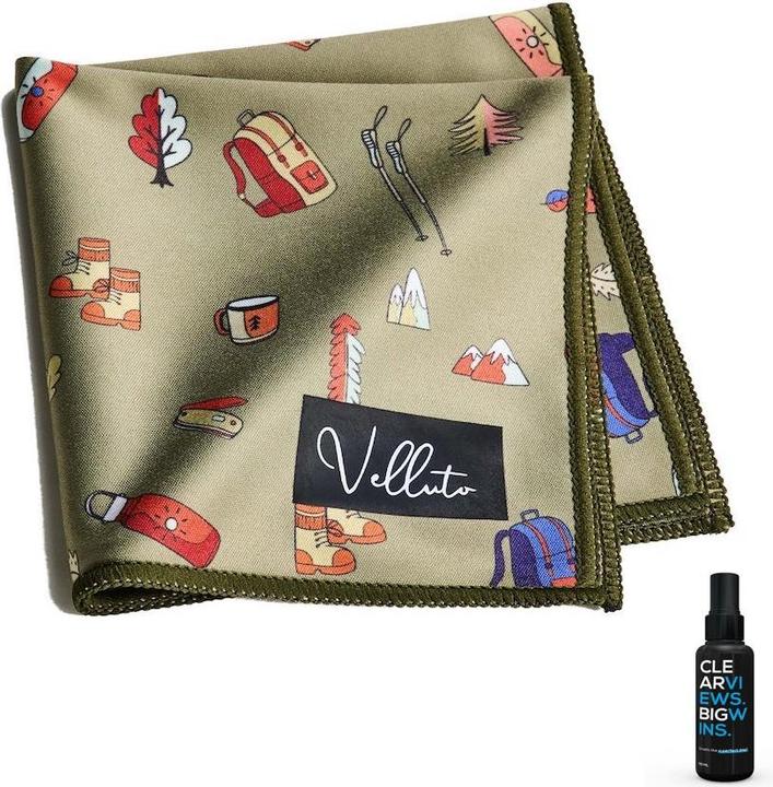 Velluto - Montagna Brillenputztuch, Foresta (Bundle)