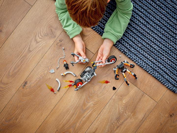 Produktbild LEGO Ghost Rider mit Mech & Bike (76245, LEGO Marvel)