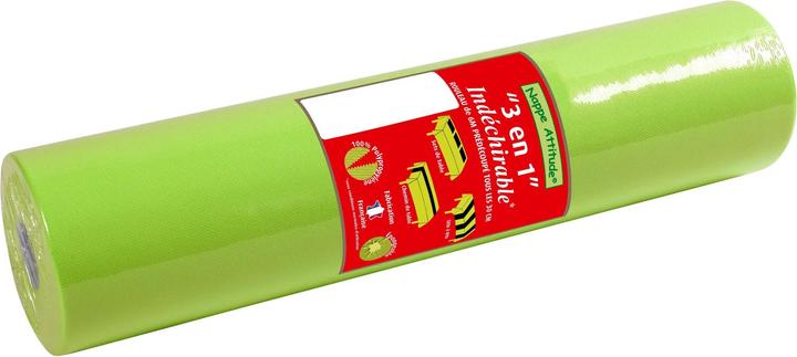 Image du produit PROnappe PRO nappe Tischläufer Tête-à-tête 40 cm x 4.8 m, Grüngelb (40 x 480 cm)