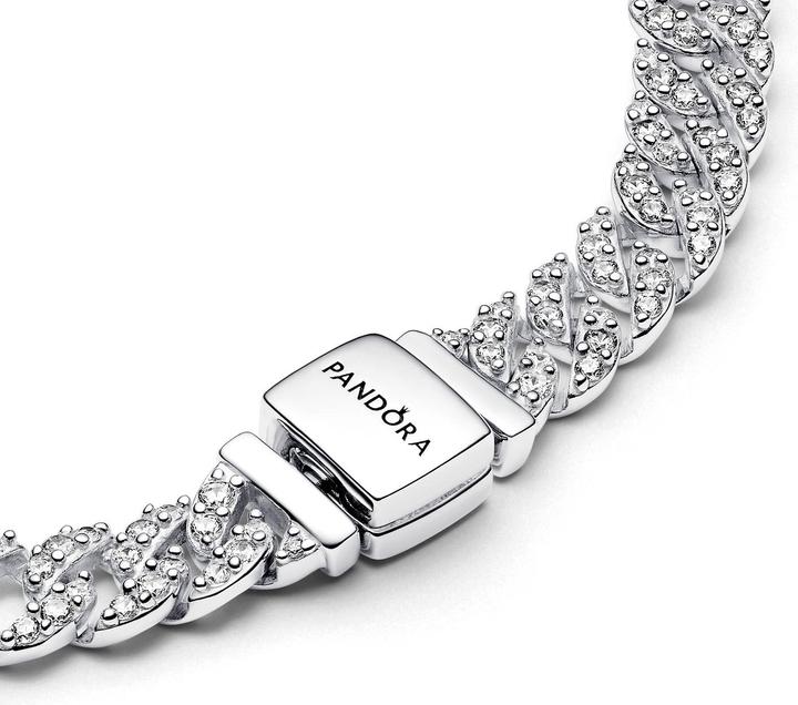 Immagine prodotto Pandora Pavé senza tempo (18 cm, Argento 925)
