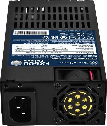 Actual product image Silverstone SST-FX600-PT FX600 Platinum Power Supply - 600 Watt (600 W)