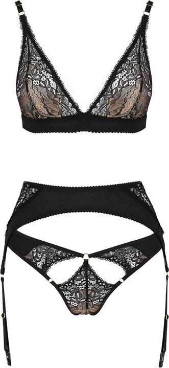 Immagine prodotto Casmir Ensemble lingerie jarretelles Divine - S/M - Noir (S, M)