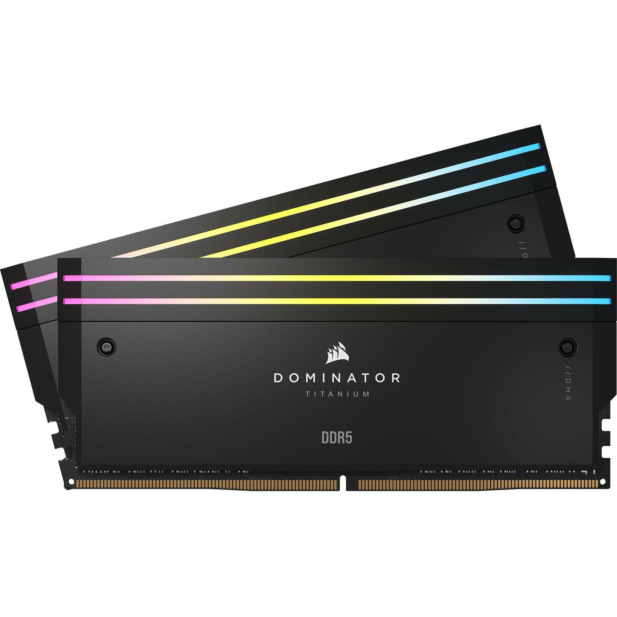 Corsair Dominator Titanium (2 x 24GB, 7200 MHz, DDR5-RAM, DIMM), RAM, Gold