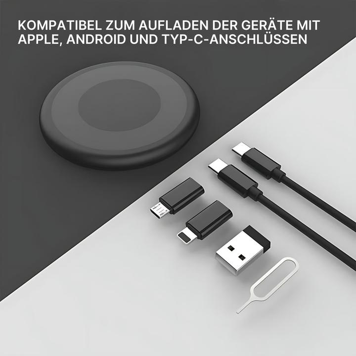 Image du produit Hermex 5-in-1 Kabelbox Adapter-Box USB-Etui Datenkabel-Set USB-Reisehülle (0.28 m, 60 W)