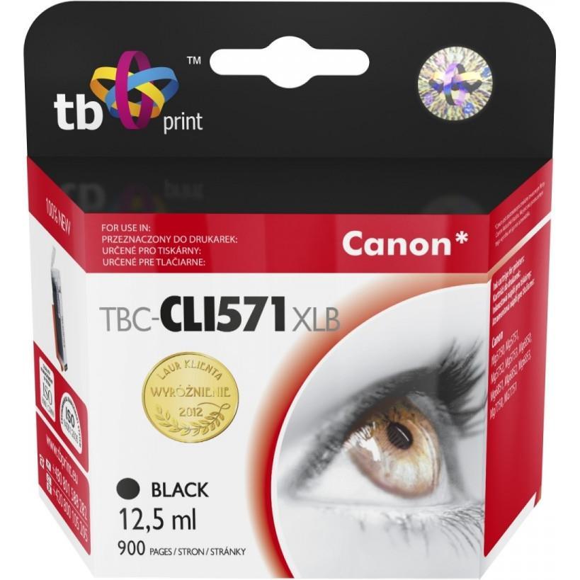 Print, Druckerpatrone, Tusz do Canon CLI-571XL TBC-CLI571XLB BK 100% nowy (BK)