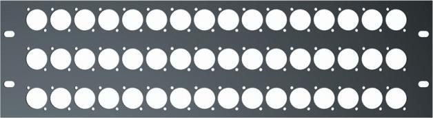 Produktbild Quik Lok RS/297 3-Einheiten vorgebohrtes Rack 19 Panel