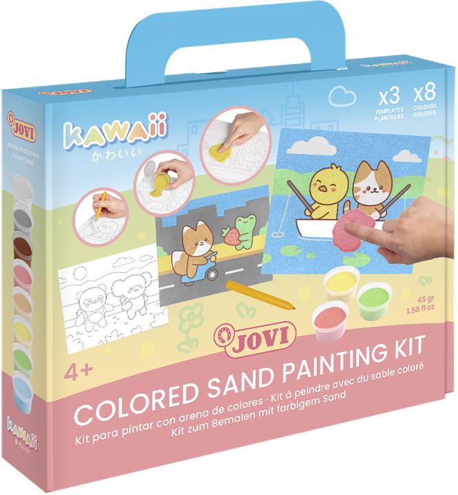 Actual product image Jovi Kawaii Sand Painting Kit Kawaii Tiere