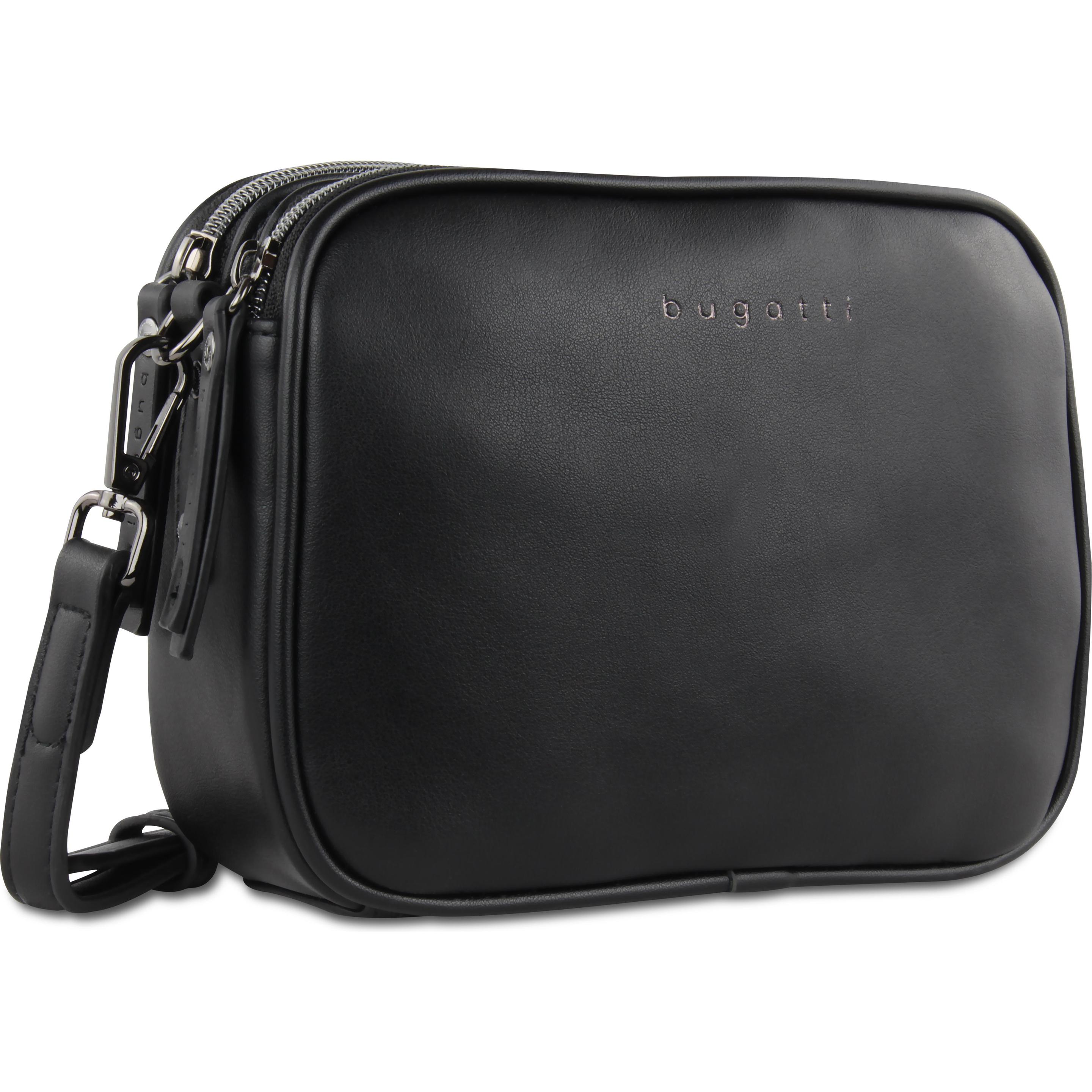 Bugatti, Handtasche, Almata Schultertasche, Schwarz