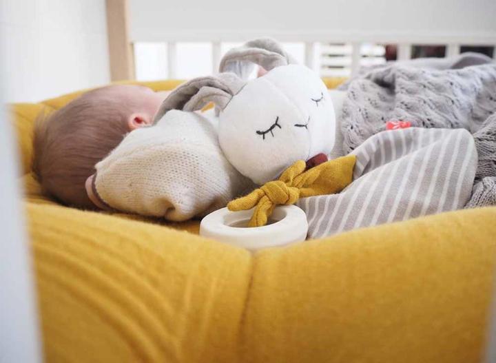 Actual product image Kikadu Teething Ring Bunny Boy (3 Months)