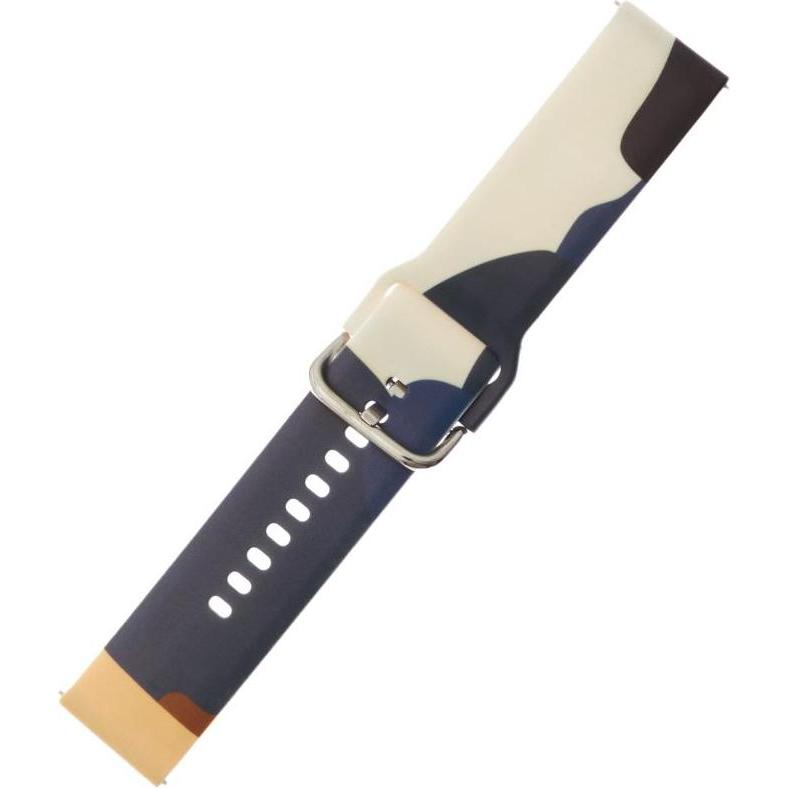 Hurtel Strap Moro Band For Samsung Galaxy Watch 46mm Silicone Strap Watch Bracelet Pattern 13 (Silikon), Uhrenarmband, B...