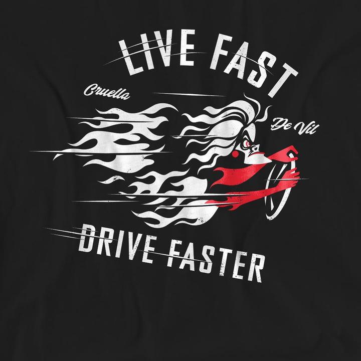 Produktbild Disney Villains Live Fast Drive Faster TShirt (M)