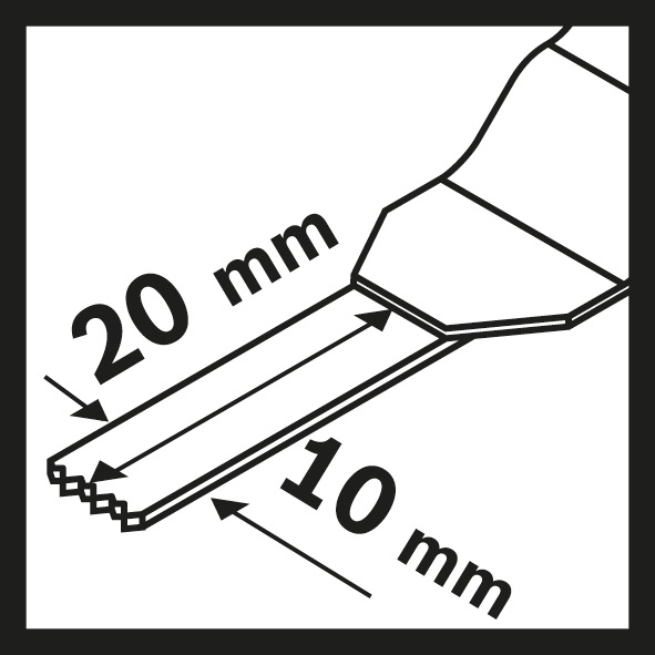 Produktbild Bosch Zubehör Starlock HCS Tauchsägeblatt AIZ 10 AB Wood and Metal, 10 x 20 mm