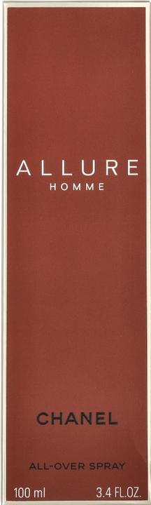 Actual product image Chanel Allure Homme All Over Spr 100 ml (100 ml, Body & hair fragrance spray, Body mist, Spicy, Woody)