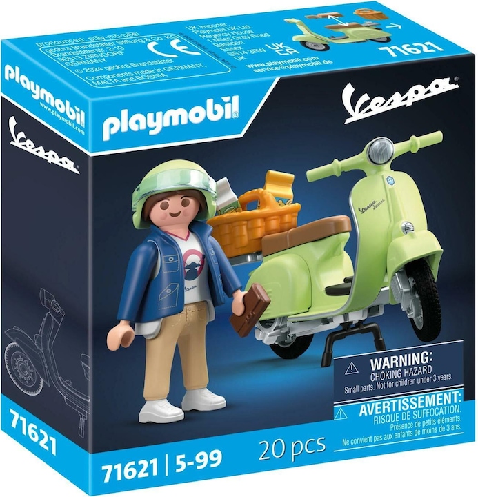 Image du produit Playmobil 1969 Vespa 150 Sprint Veloce (71621, Playmobil City Life)