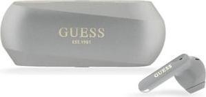 Produktbild Guess Kabellose Kopfhörer Elongated Metallic ENC TWS Bluetooth Headset - Silbergrau (ANC, 26 h, Kabellos)