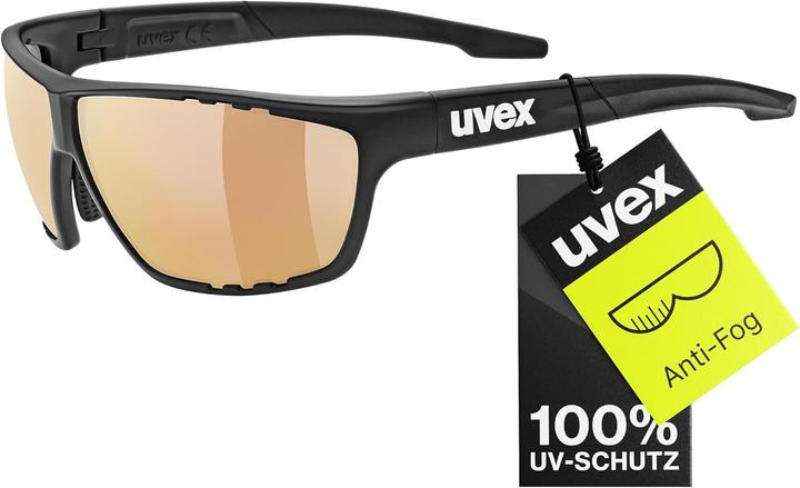 Produktbild Uvex Sports sportstyle 706 CV V (Black Mat, colorvision variomatic - litemirror red)