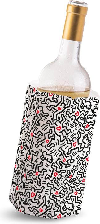Vacu Vin Weinkühler Kühlmanschette Keith Haring Mehrfarbig