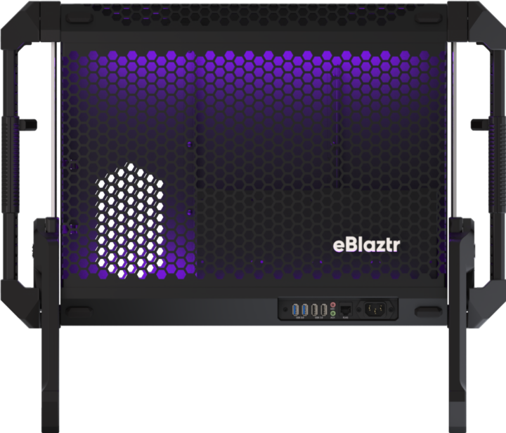 Produktbild eBlaztr ITX Gaming Desktop Gehäuse schwarz (ITX)