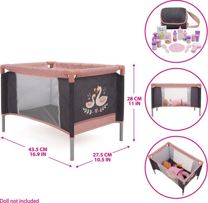 Produktbild 509Crew Puppenwagen-Spielset - 18-teilig.
