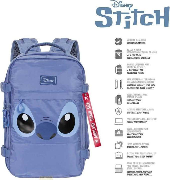 Immagine prodotto Karactermania Zaino Mercury Borsa sottosella per cabina 40x20x25cm Face