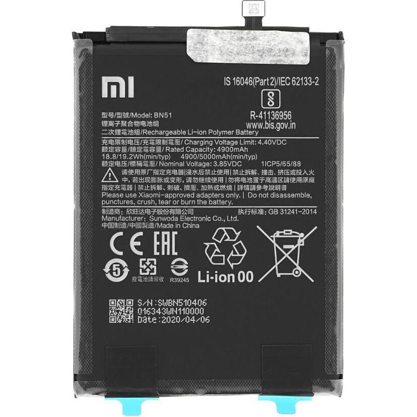 Xiaomi Akku BN51 5000mAh Redmi 8 / 8A 46BN51W02093, Smartphone Akku