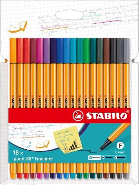 18 colours