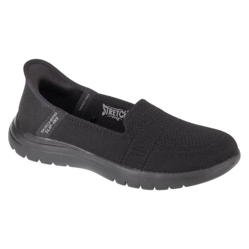 Skechers, Damen, Sneakers, Slip-Ins On The Go Flex - Camellia Black, Schwarz, (40)