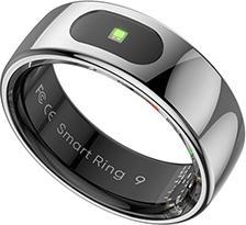 Actual product image Powerton SMART RING PRO Grösse 7 Silber / Smart Ring / Bluetooth 5.2 / 15 mAh / IP68 (7, Silver)