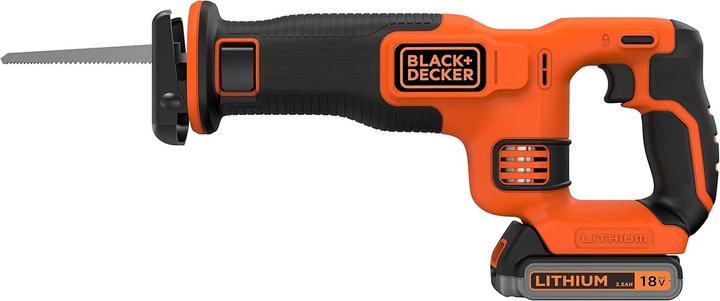 Actual product image Black & Decker BLACK+DECKER BDCR18E1-QW Reciprozaag - 18V - 15cm zaagblad - incl. accu en lader