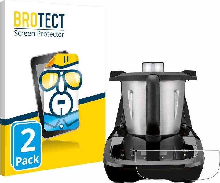 Produktbild BROTECT Schutzfolie für SilverCrest Monsieur Cuisine compact Displayschutz Displayschutzfolie Folie Klar