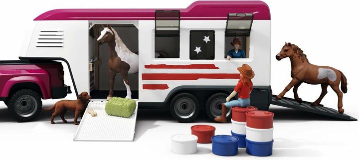 Actual product image Schleich Lakeside truck with trailer