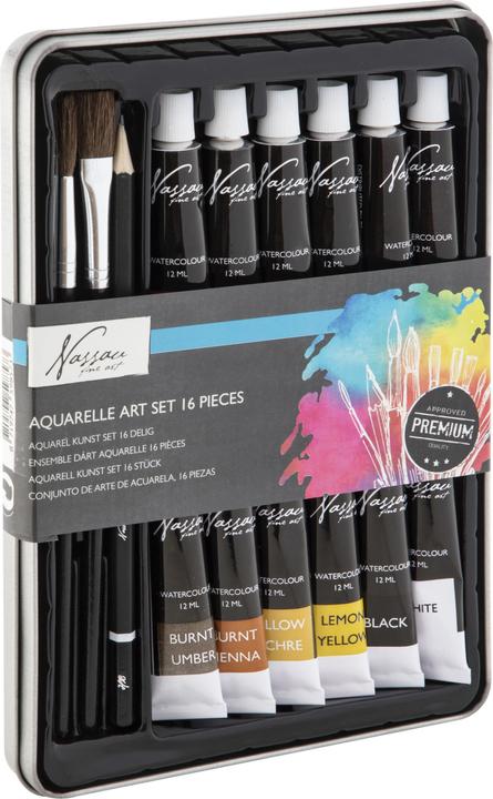 Actual product image Grafix Watercolour paint with accessories, 16 pcs.