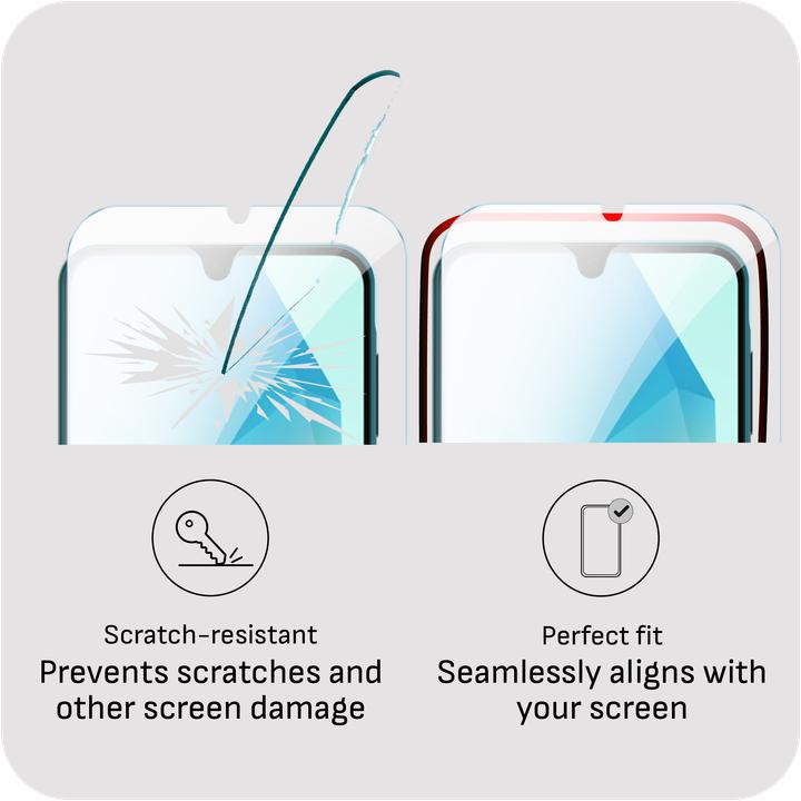 Produktbild Cazy Schutzglass Tempered Glass, Bildschirmschutz (1 Stk., Samsung Galaxy A16)