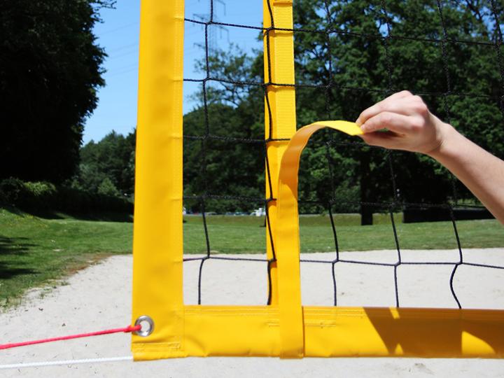 Immagine prodotto Funtec Pro Beach Net Plus, 8,5 M, Per Reti Da Beach Volley Permanenti, Con Pezzi Laterali Extra Forti