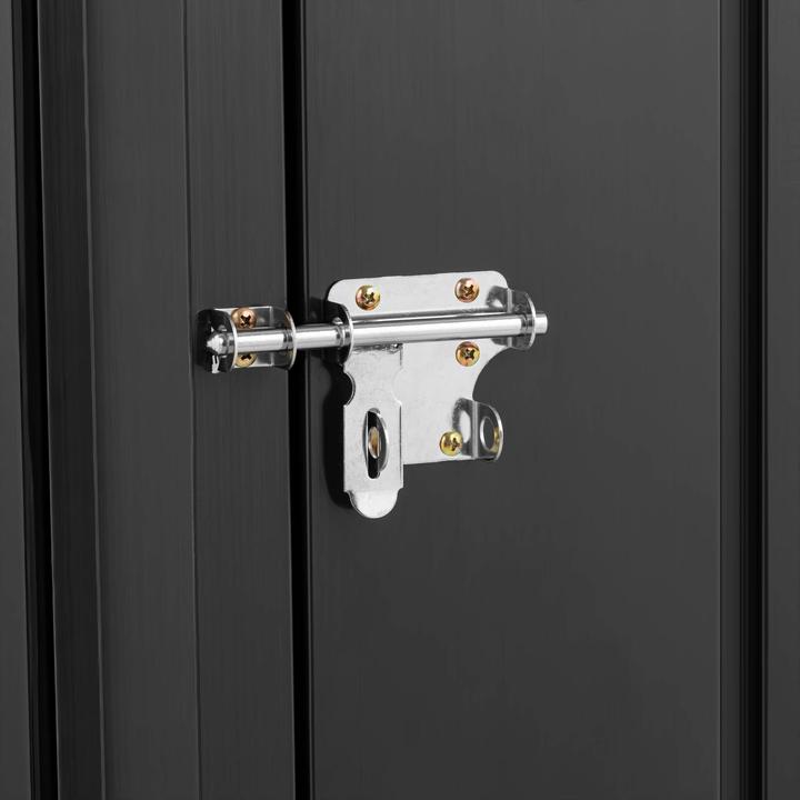 Image du produit Uniprodo Geräteschuppen Gartenschrank Gartenschuppen verzinkter Stahl verschliessbar