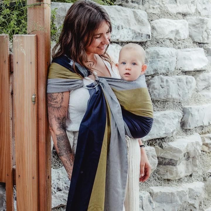 Immagine prodotto Hoppediz Babytragetuch gewebter Ring-Sling (2 m)