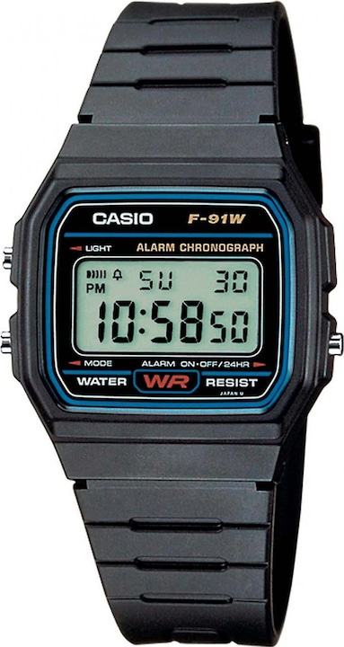 Casio F-91w-1yer (Montre numérique, 33.20 mm)