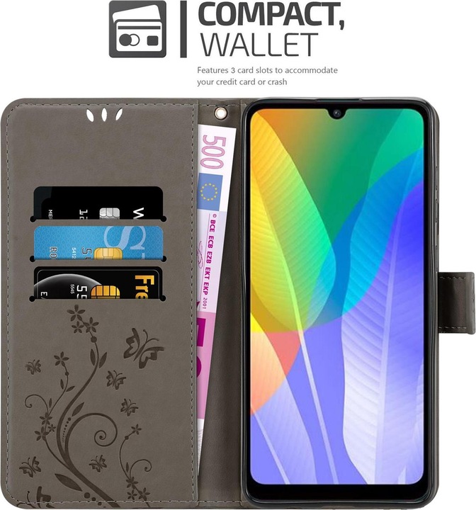 Produktbild Cadorabo Flower Book Cover (Huawei Y6p)