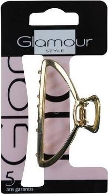 Glamour Hair Buckle With Hollow Center Small Gold (1 Stk.)