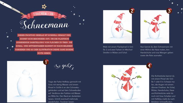 Actual product image My Advent Calendar Book: Winter Watercolour Land