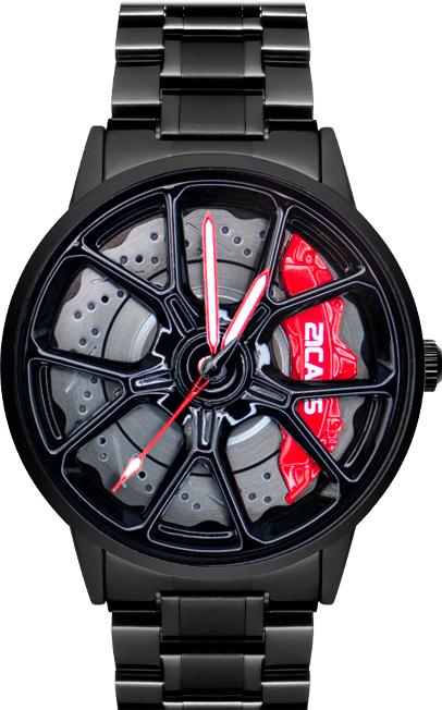 Actual product image 21cars Trackmaster RS - Red - Black I Spin (Power reserve display, 43 mm)