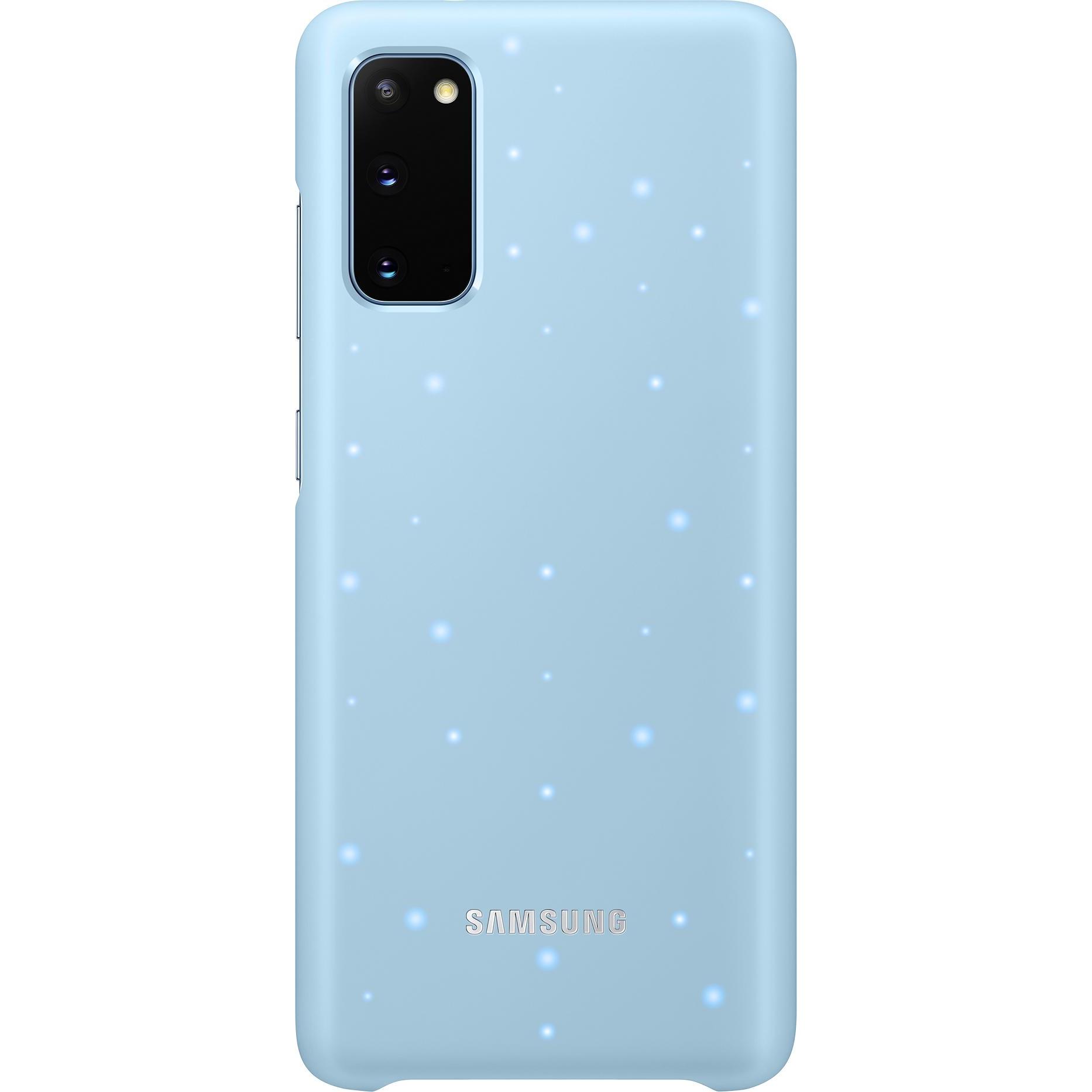 Samsung LED Back Cover (Samsung Galaxy S20), Smartphone Hülle, Blau