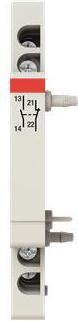 Actual product image ABB Contact Auxiliare. 1NO+1NF 24VAC/DC 10A