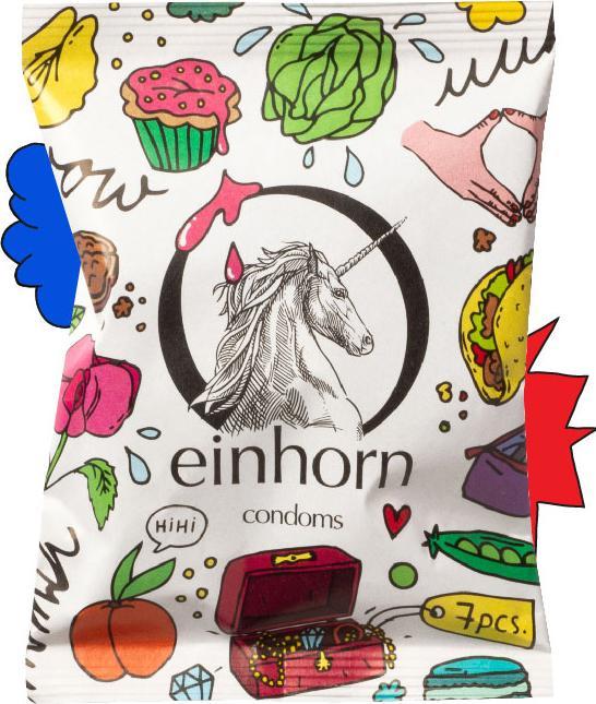 Produktbild Einhorn Condoms Muschigegenstände (7 Stk.)