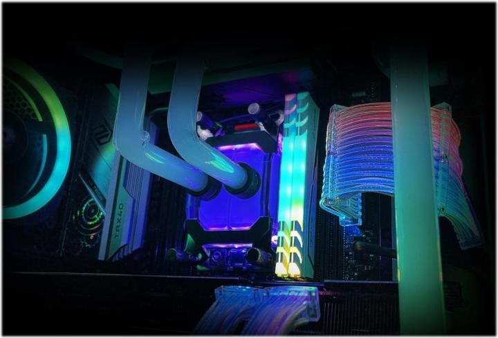 Actual product image Mushkin DDR4 - 64GB - 3600 - CL - 16 Redline Lumina RGB Dual Kit (2 x 32GB, 3600 MHz, DDR4-RAM, DIMM)