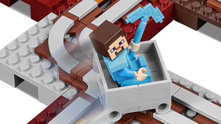 Actual product image LEGO The Nether railway (21130, LEGO Minecraft)