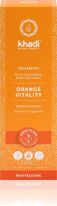 Immagine prodotto Khadi Elixir Shampoo Orange Vitality 200 ml (200 ml, Shampoo liquido)