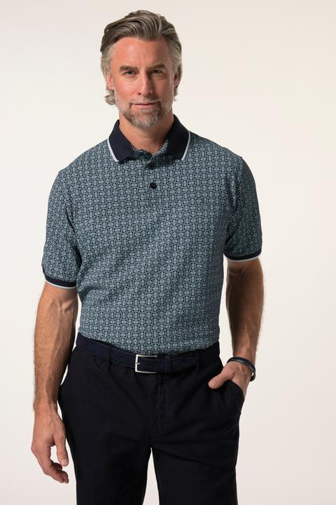 Image du produit Boston Park Poloshirt, Halbarm, Alloverprint, bis 84/86 (42, 44)