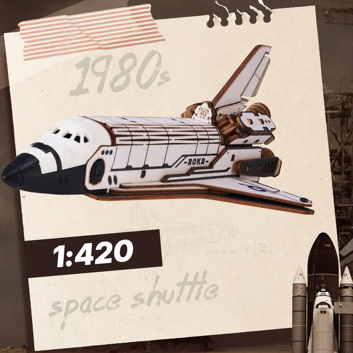 Actual product image Robotime Space Shuttle