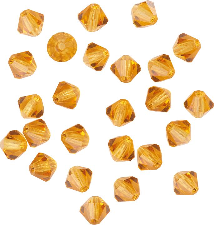 Immagine prodotto Pracht Perline glitterate in vetro, 4 mm, 25 pezzi.